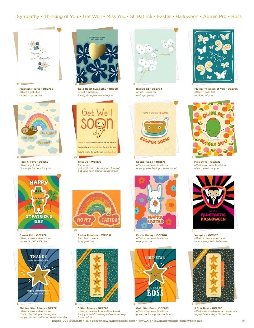 Night Owl Paper Goods Spring and Summer Catalog Weekly Ad January 1 - December 31, 2026