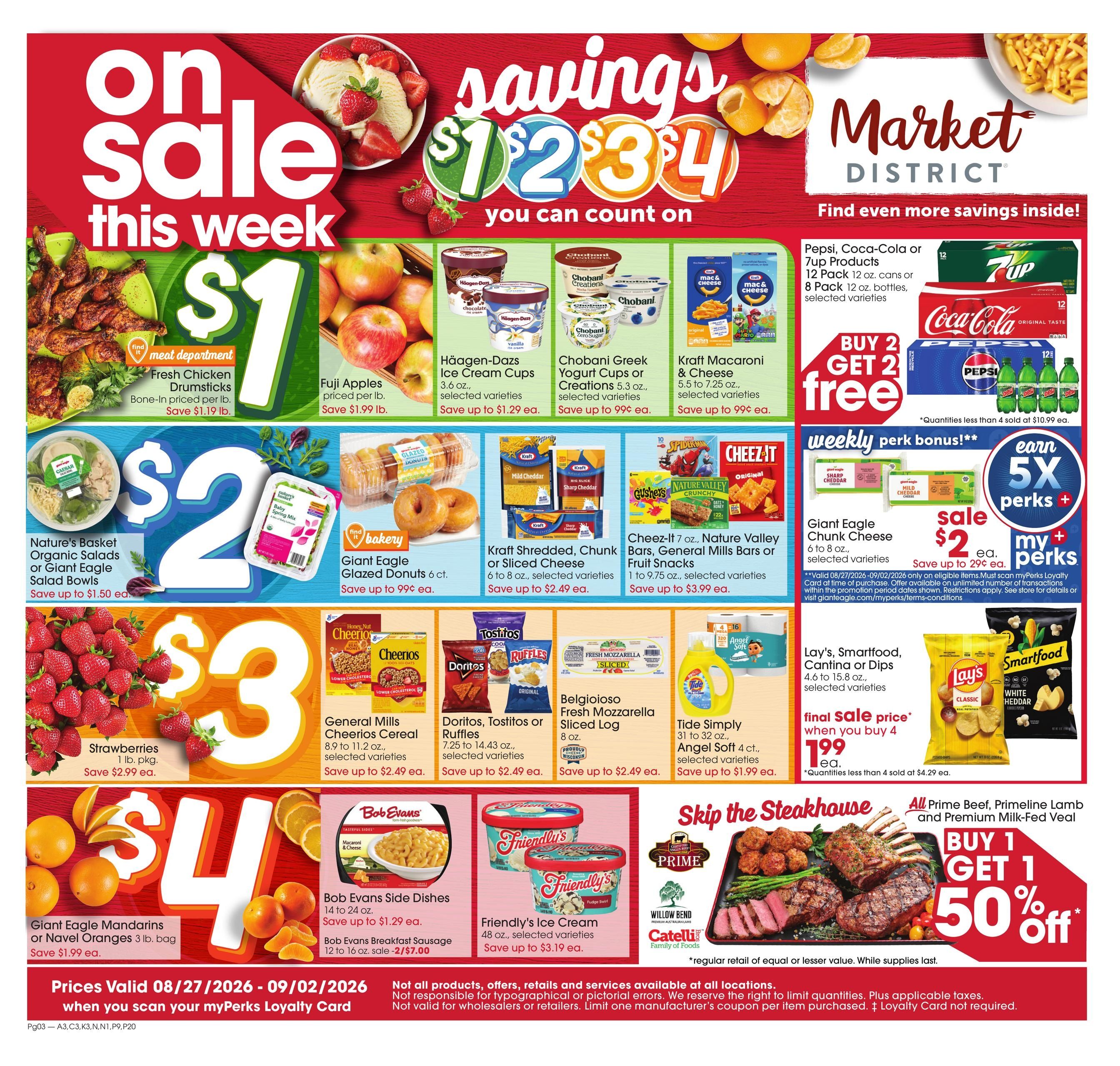 Giant Eagle (Indianola Area, PA) Weekly Ad August 27 - September 2, 2026