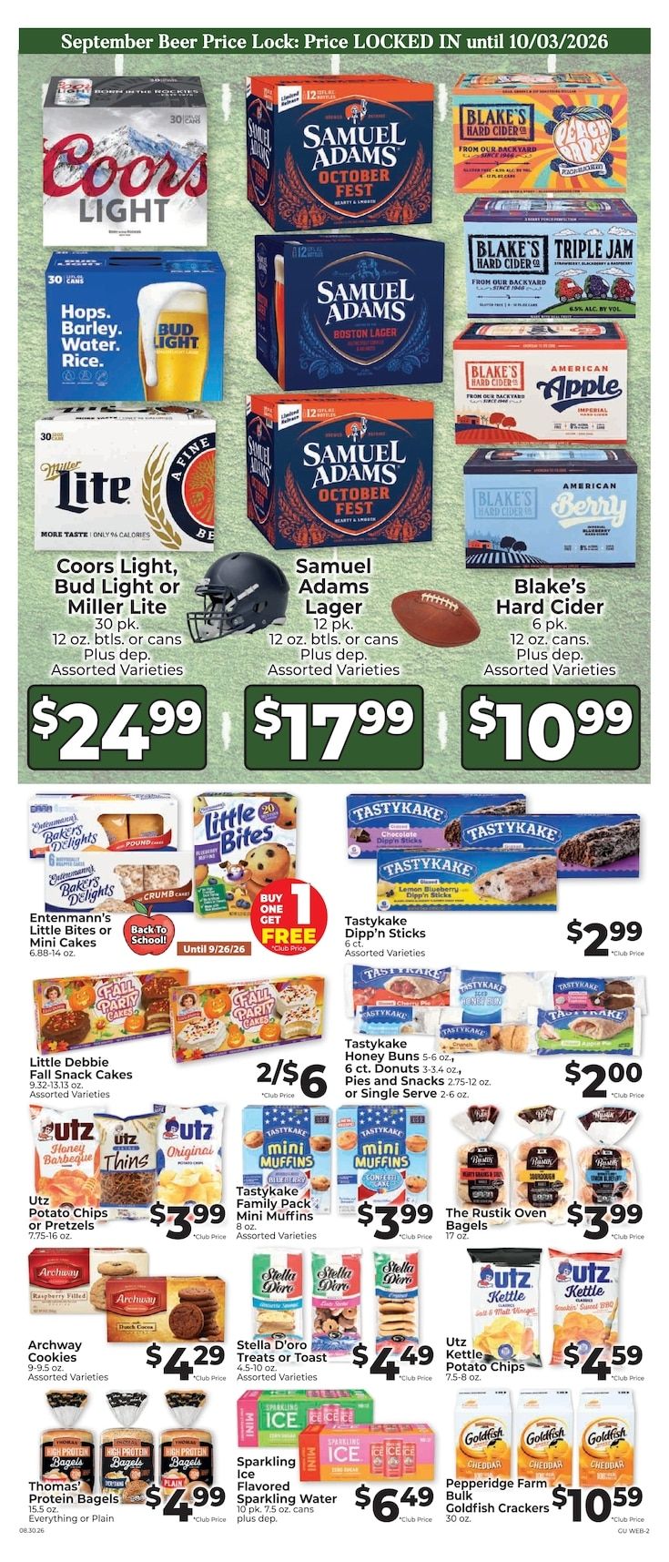 Grand Union (New York) Weekly Ad August 30 - September 5, 2026
