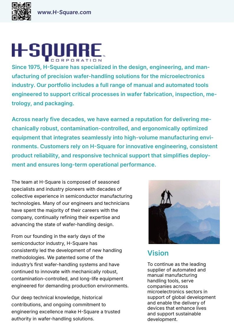 H-Square Semiconductor Handling Catalog Weekly Ad January 1 - December 31, 2026