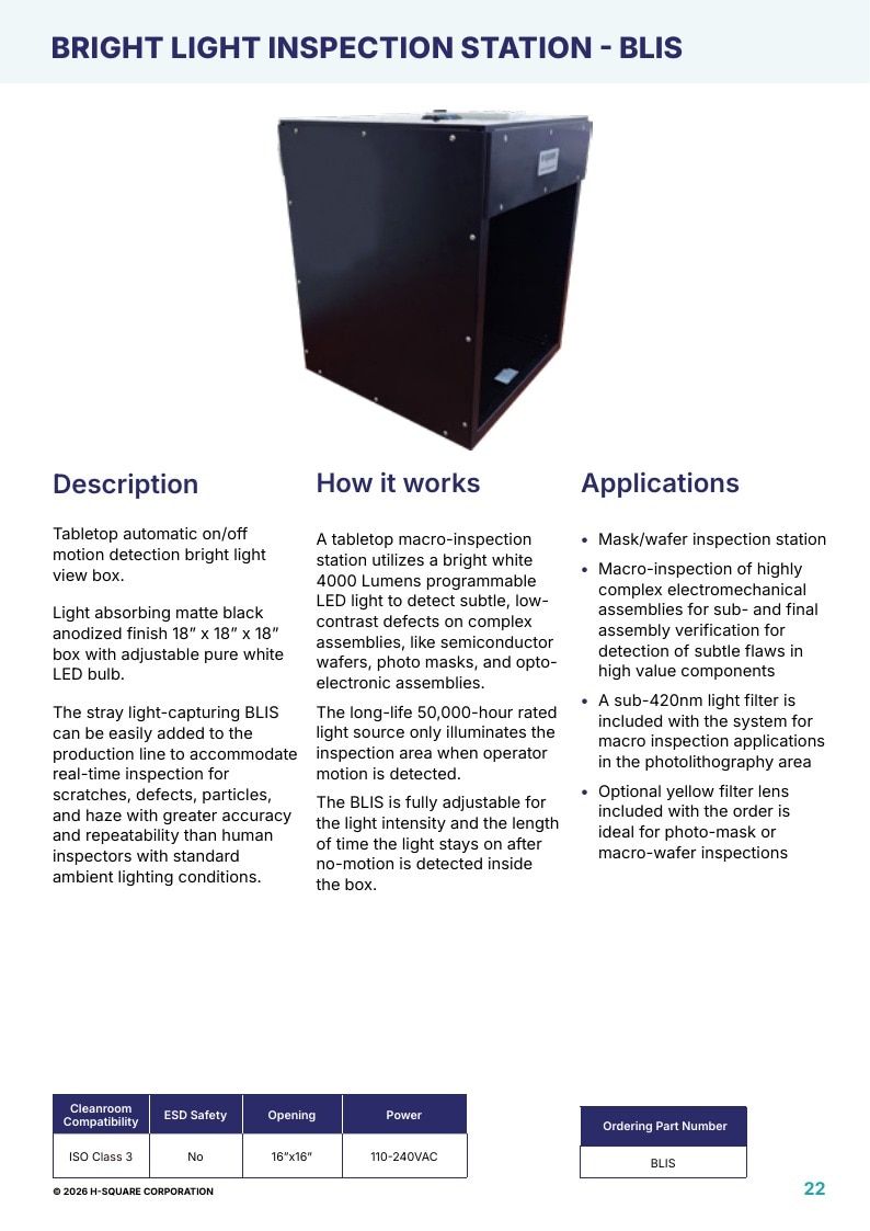 H-Square Semiconductor Handling Catalog Weekly Ad January 1 - December 31, 2026
