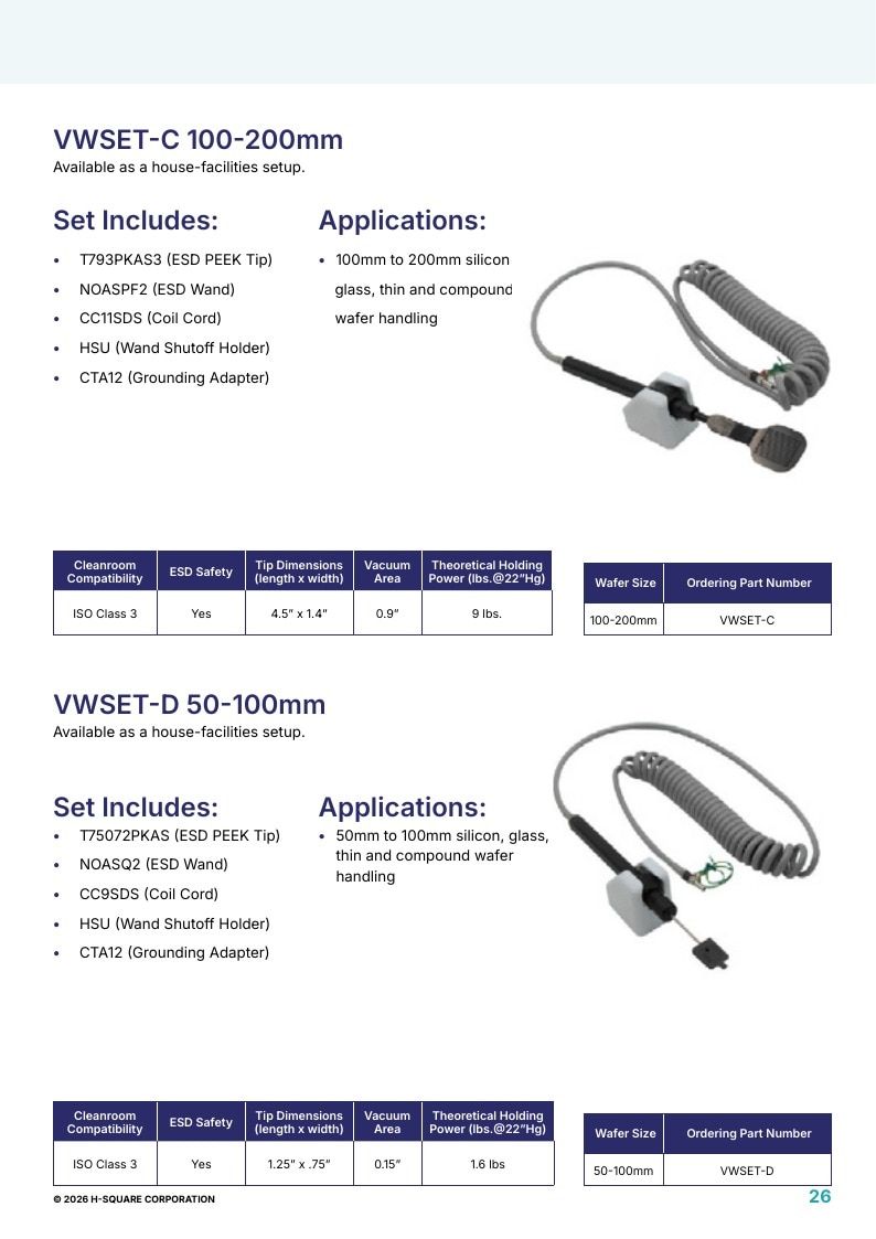H-Square Semiconductor Handling Catalog Weekly Ad January 1 - December 31, 2026