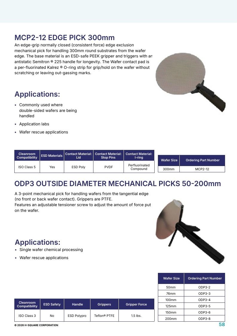 H-Square Semiconductor Handling Catalog Weekly Ad January 1 - December 31, 2026
