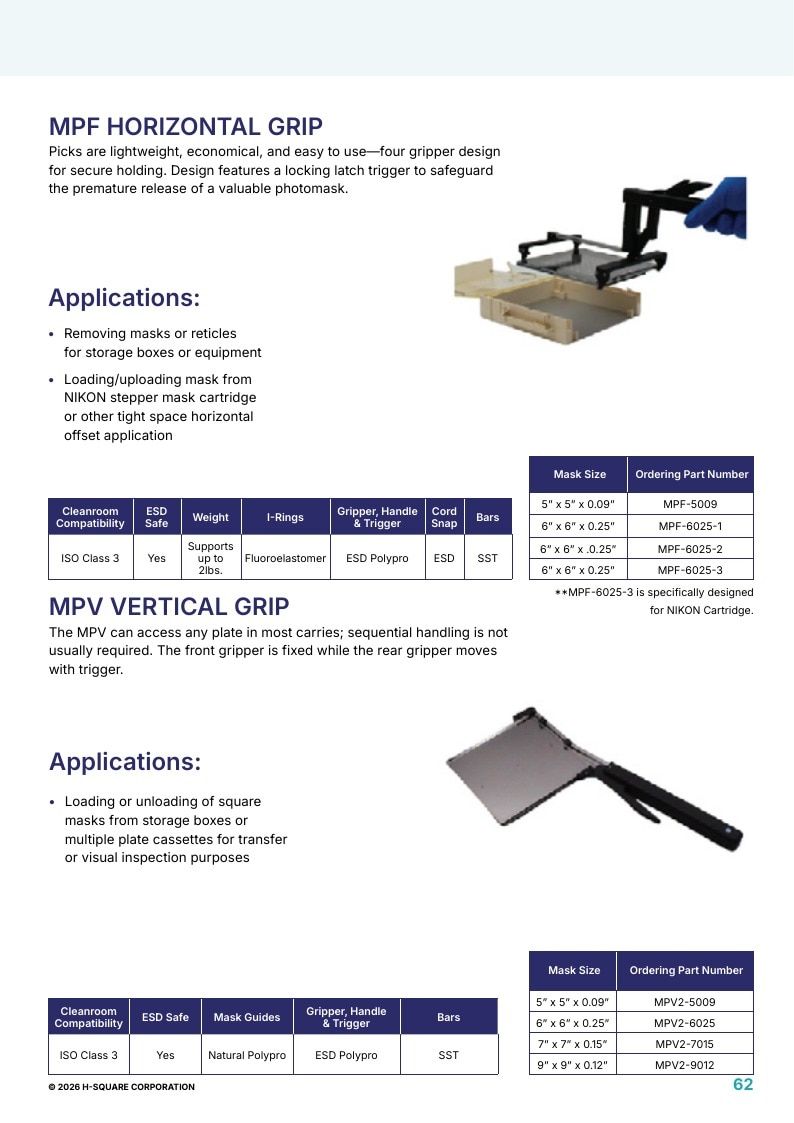 H-Square Semiconductor Handling Catalog Weekly Ad January 1 - December 31, 2026