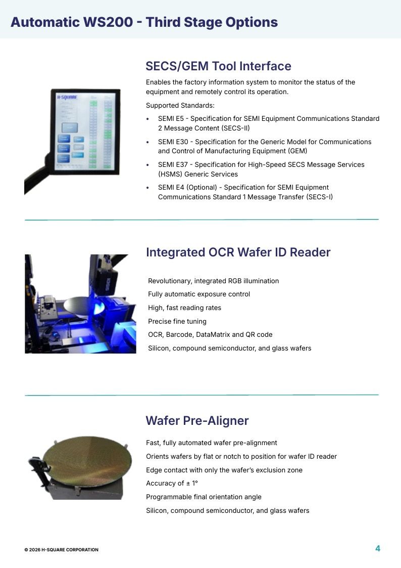 H-Square Semiconductor Handling Catalog Weekly Ad January 1 - December 31, 2026