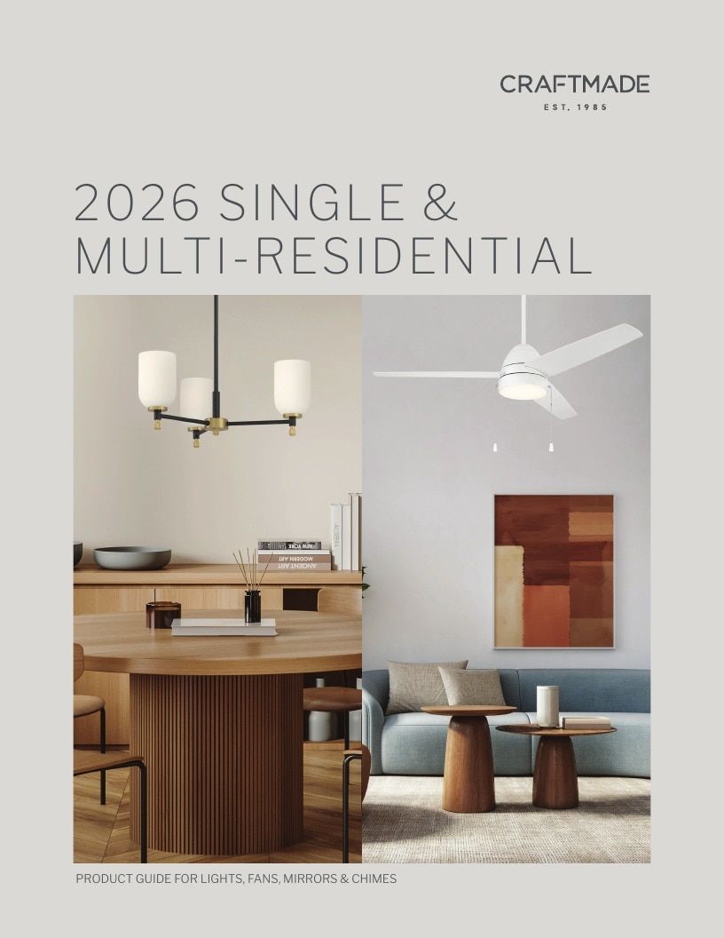 Craftmade Residential Lighting Catalog Weekly Ad January 1 - December 31, 2026