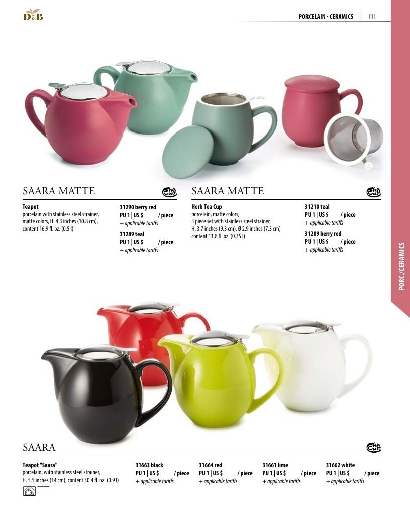 Dethlefsen & Balk Tea and Coffee Accessories Catalog Weekly Ad January 1, 2026 - December 31, 2027