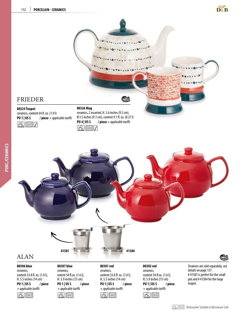 Dethlefsen & Balk Tea and Coffee Accessories Catalog Weekly Ad January 1, 2026 - December 31, 2027