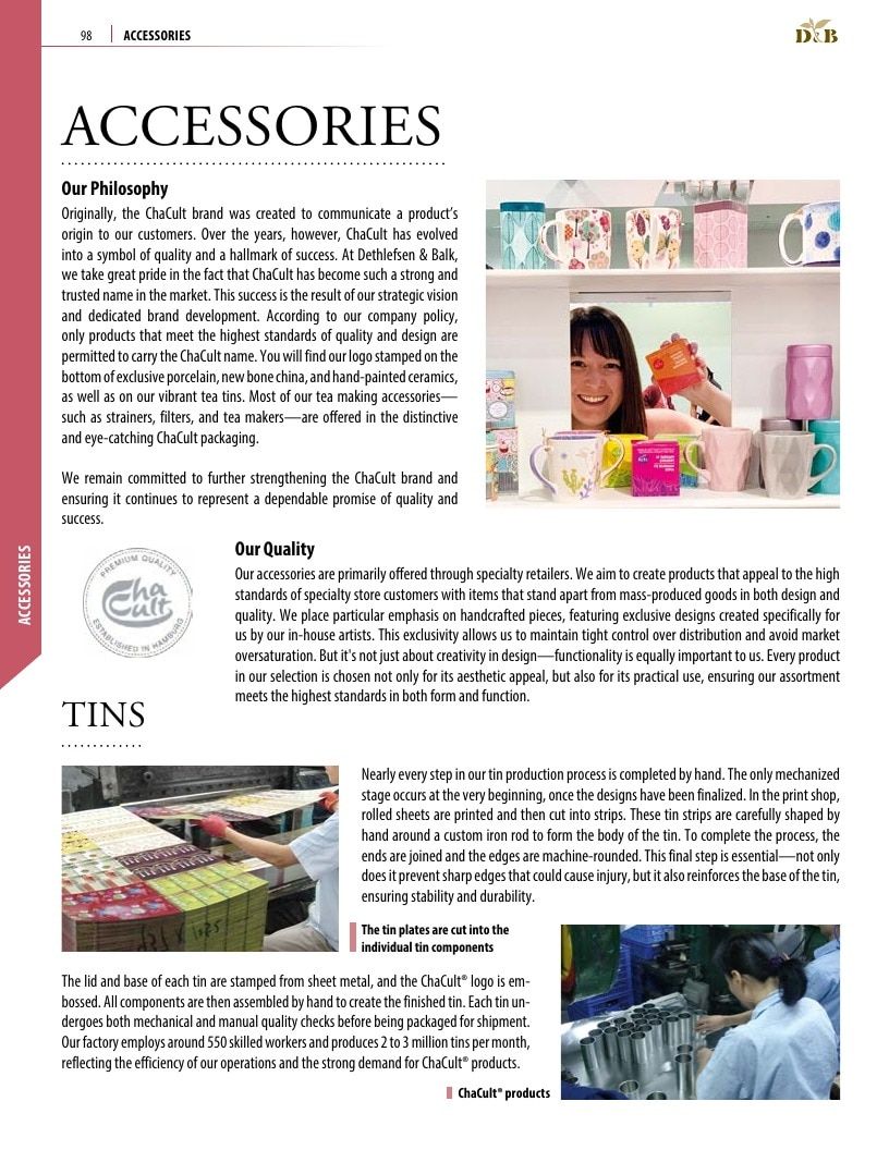 Dethlefsen & Balk Tea and Coffee Accessories Catalog Weekly Ad January 1, 2026 - December 31, 2027