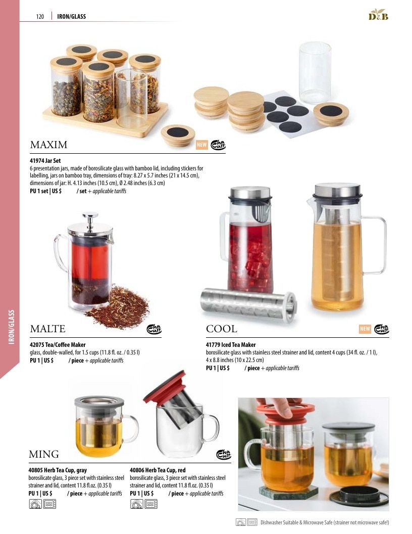 Dethlefsen & Balk Tea and Coffee Accessories Catalog Weekly Ad January 1, 2026 - December 31, 2027