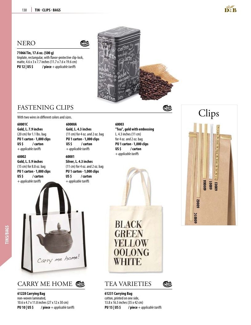 Dethlefsen & Balk Tea and Coffee Accessories Catalog Weekly Ad January 1, 2026 - December 31, 2027