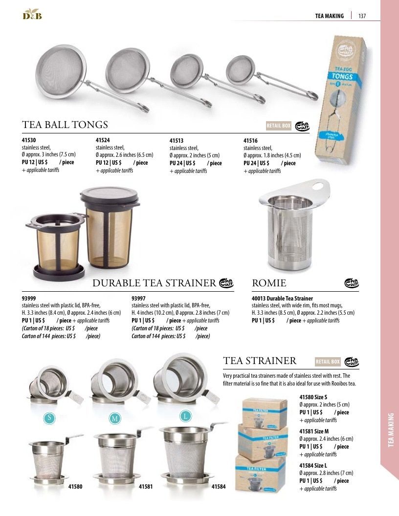 Dethlefsen & Balk Tea and Coffee Accessories Catalog Weekly Ad January 1, 2026 - December 31, 2027