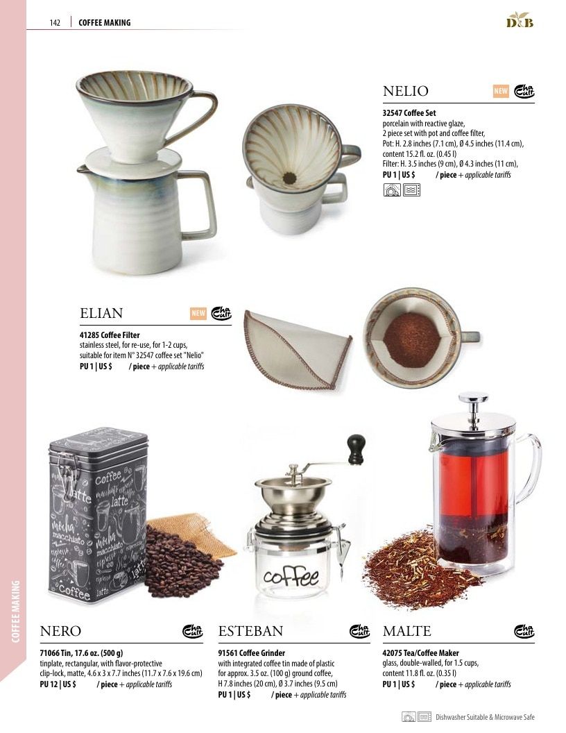 Dethlefsen & Balk Tea and Coffee Accessories Catalog Weekly Ad January 1, 2026 - December 31, 2027