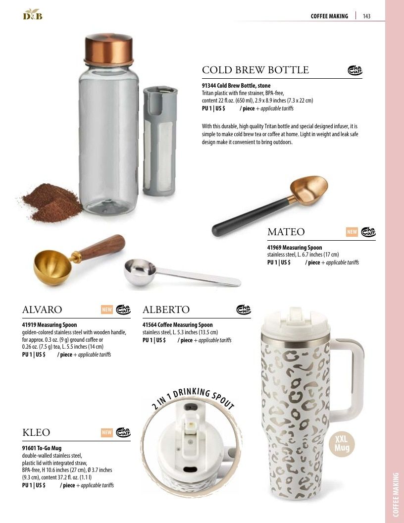 Dethlefsen & Balk Tea and Coffee Accessories Catalog Weekly Ad January 1, 2026 - December 31, 2027
