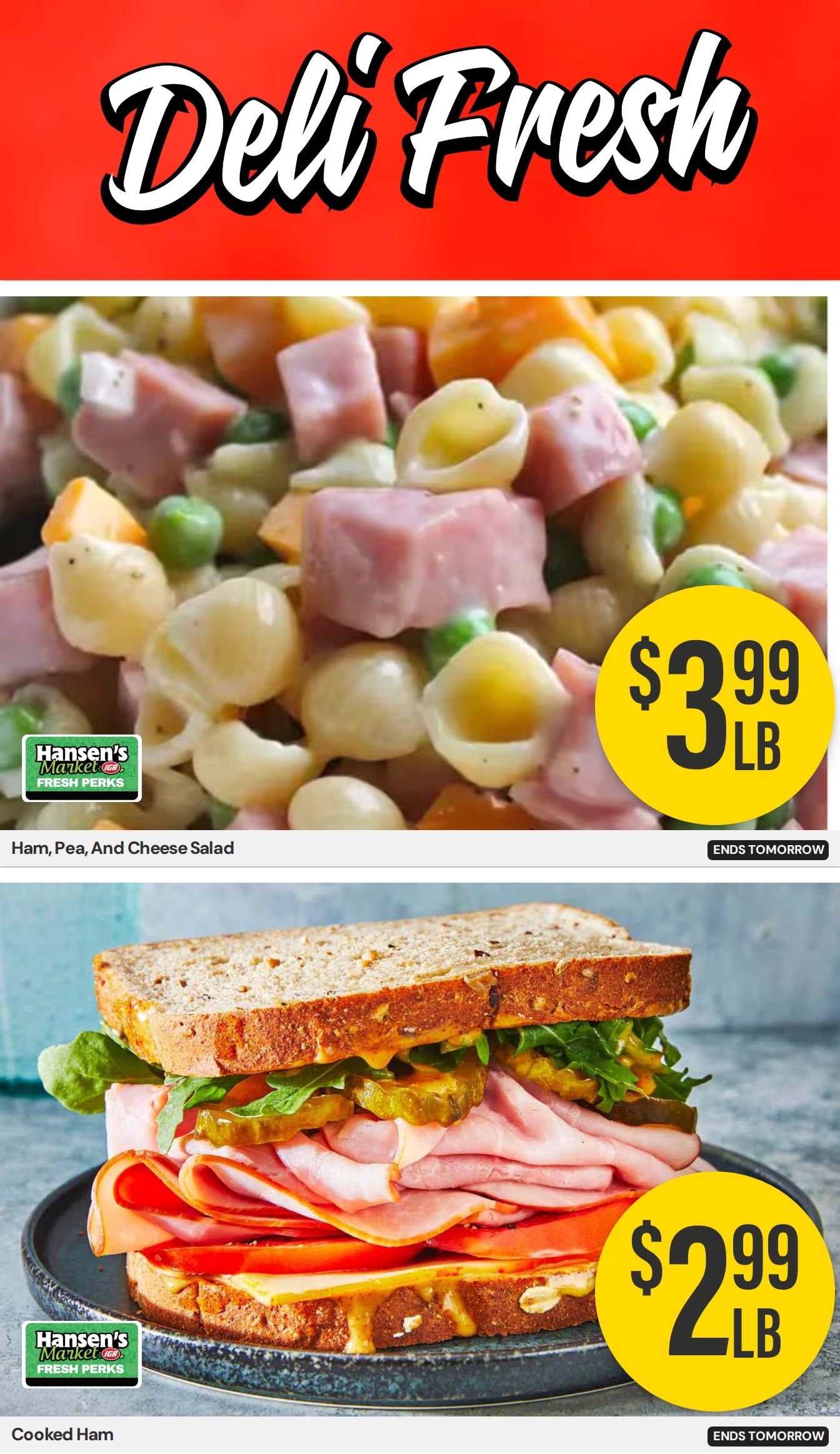 Hansen's IGA Wisconsin Weekly Ad August 31 - September 6, 2026