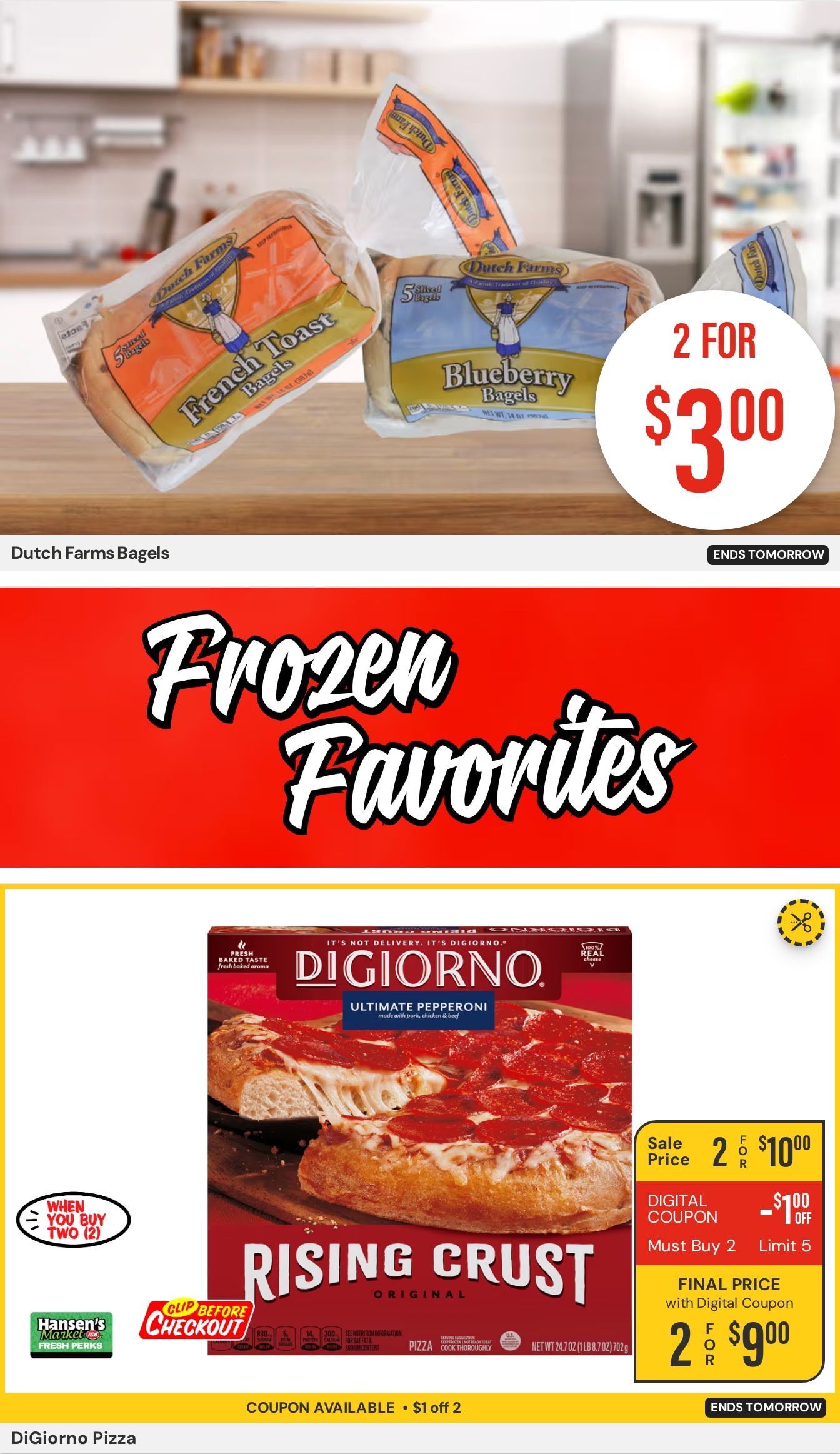 Hansen's IGA Wisconsin Weekly Ad August 31 - September 6, 2026