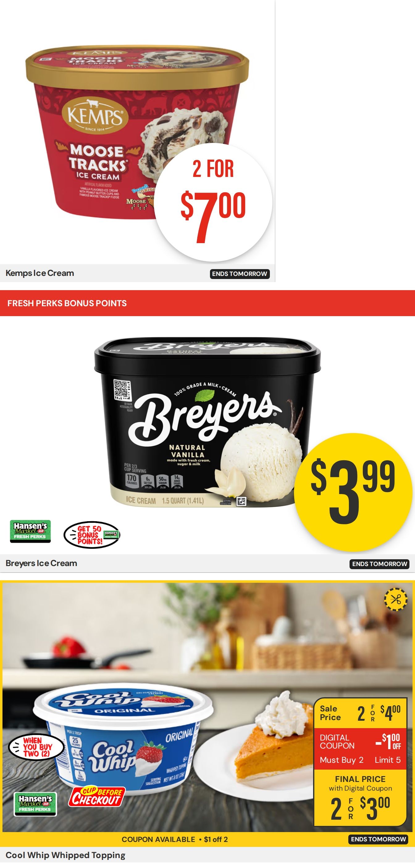 Hansen's IGA Wisconsin Weekly Ad August 31 - September 6, 2026