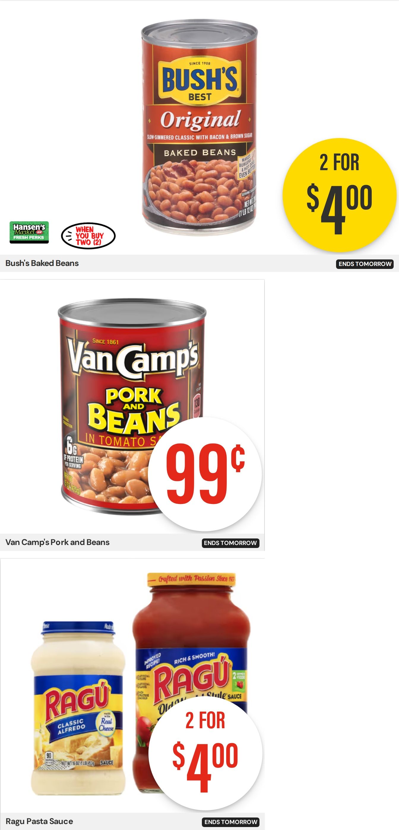Hansen's IGA Wisconsin Weekly Ad August 31 - September 6, 2026