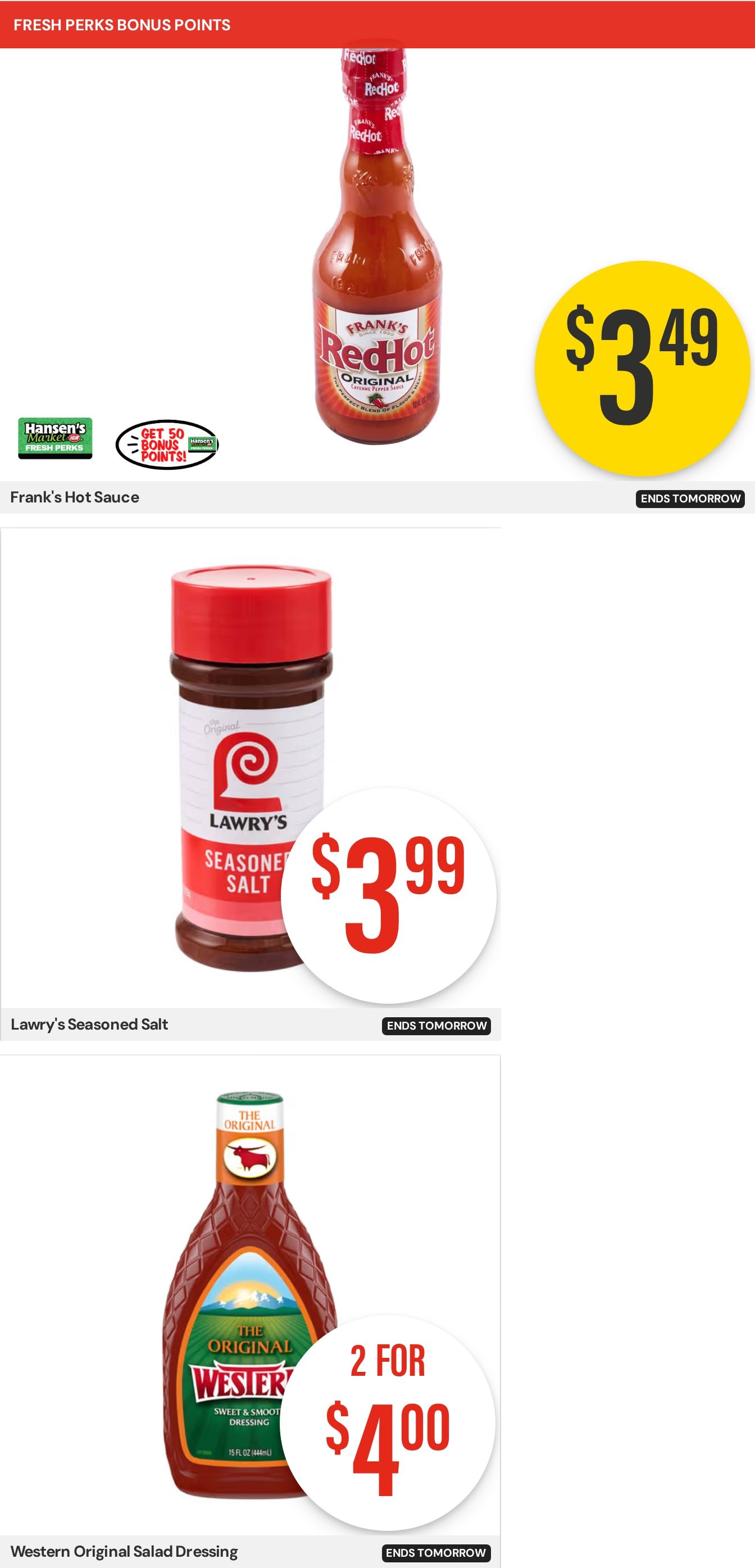 Hansen's IGA Wisconsin Weekly Ad August 31 - September 6, 2026