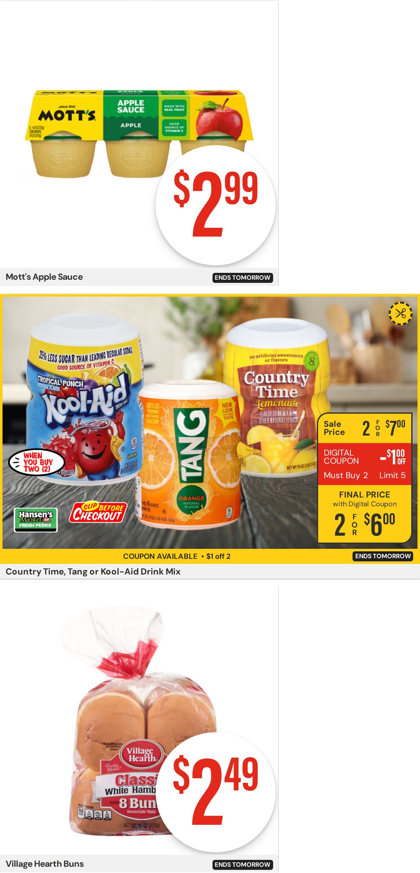 Hansen's IGA Wisconsin Weekly Ad August 31 - September 6, 2026