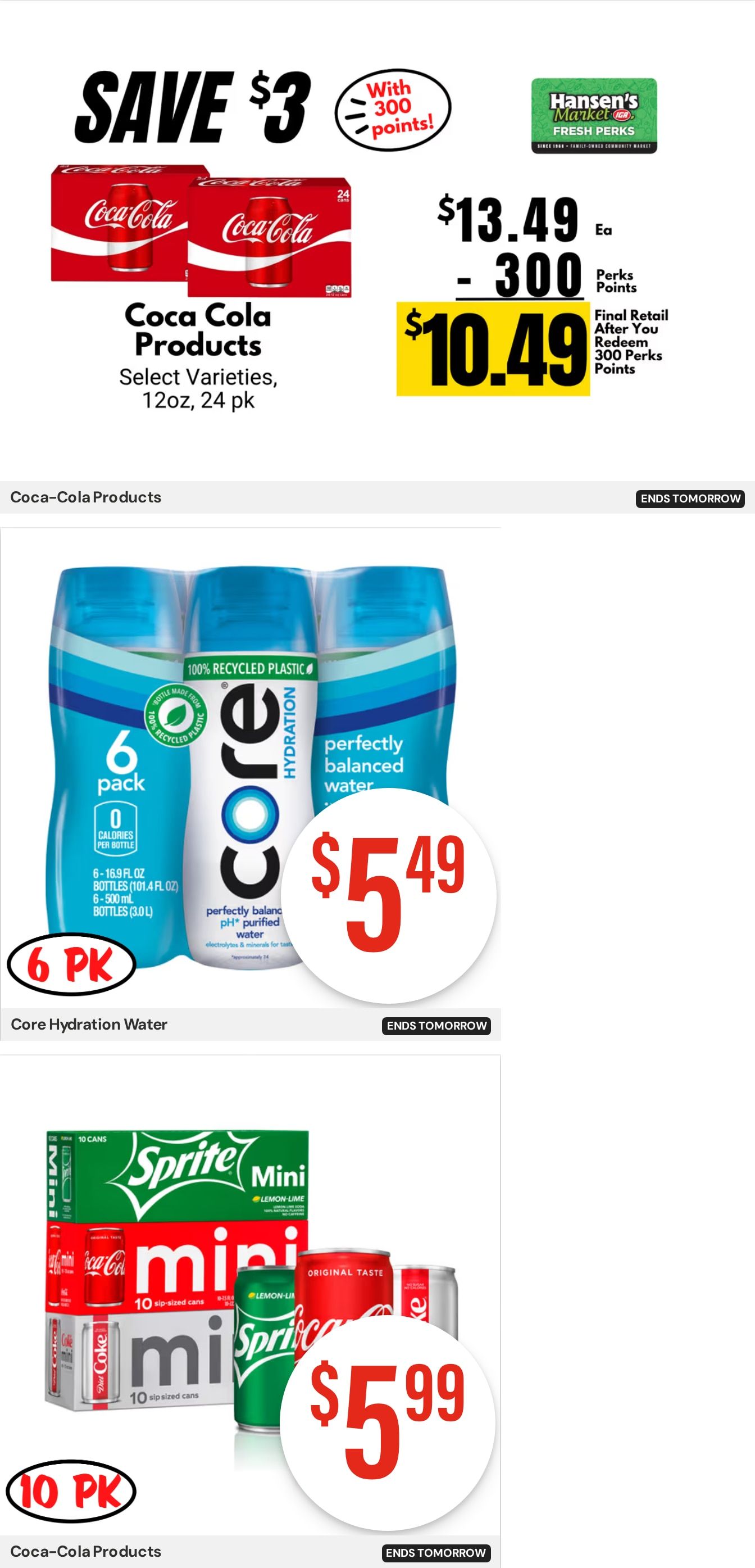 Hansen's IGA Wisconsin Weekly Ad August 31 - September 6, 2026