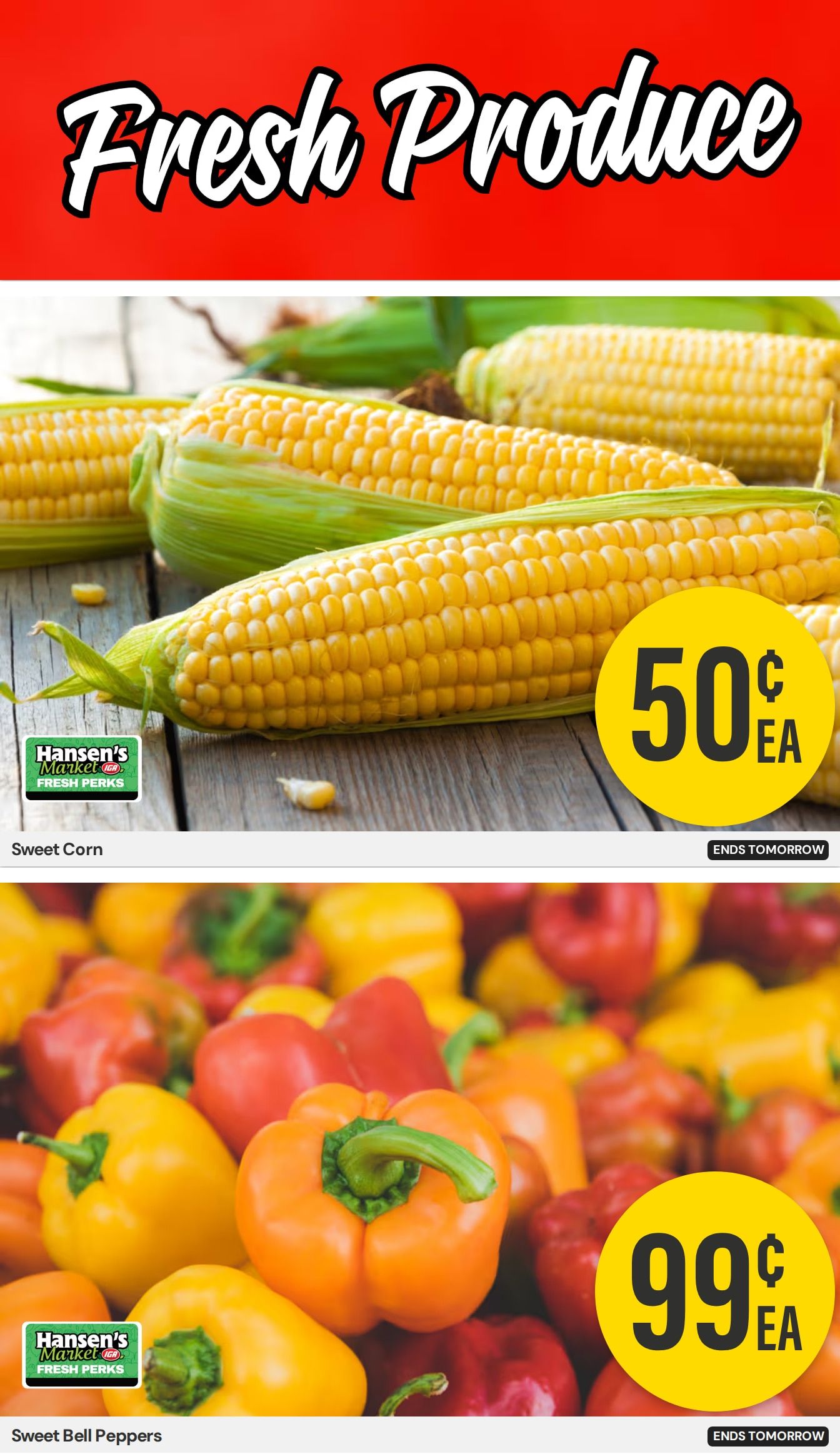 Hansen's IGA Wisconsin Weekly Ad August 31 - September 6, 2026