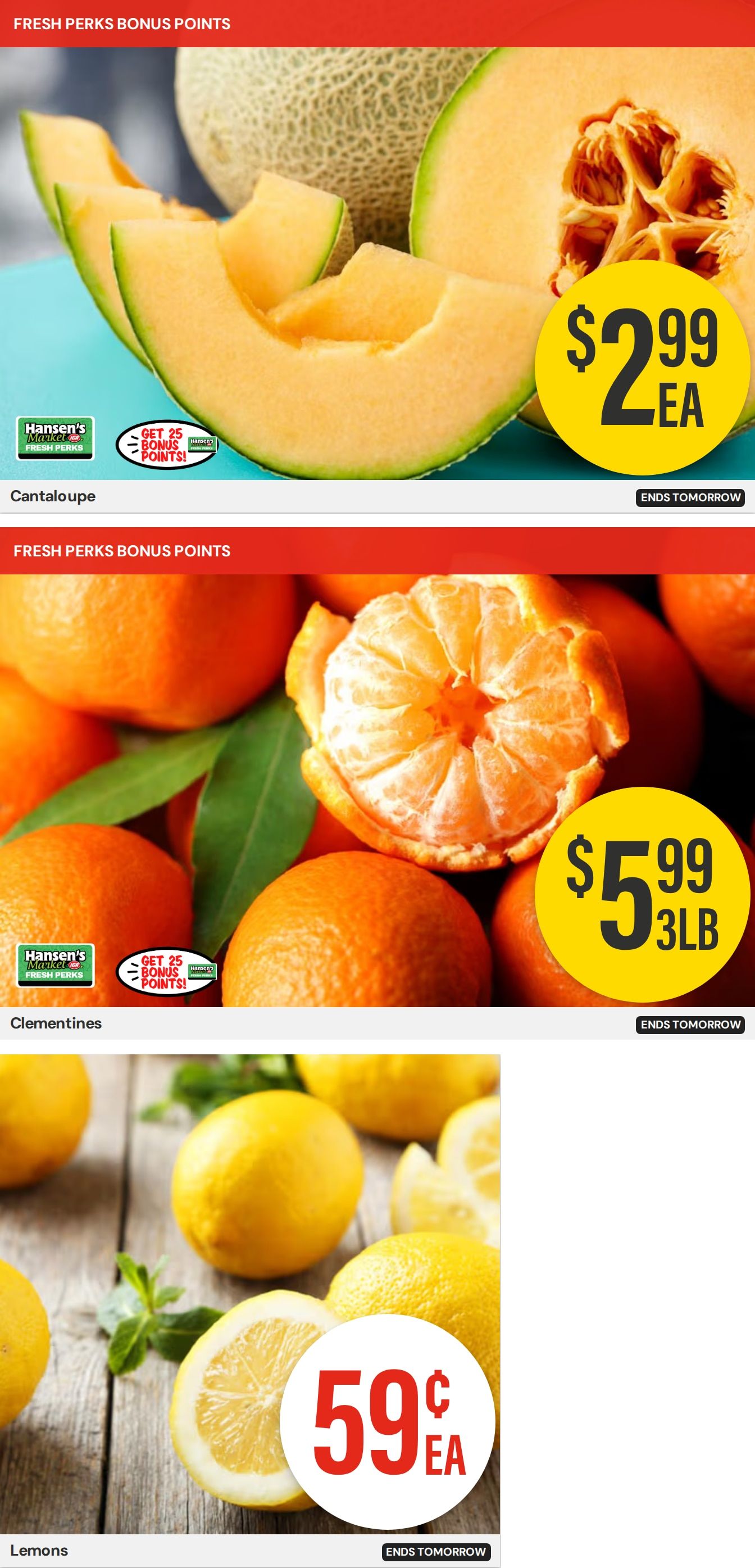 Hansen's IGA Wisconsin Weekly Ad August 31 - September 6, 2026
