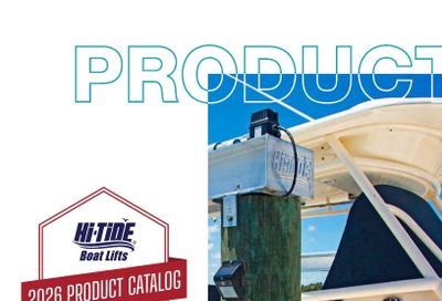 Hi-Tide Boat Lifts Boat Lifts Catalog Weekly Ad January 1 - December 31, 2026