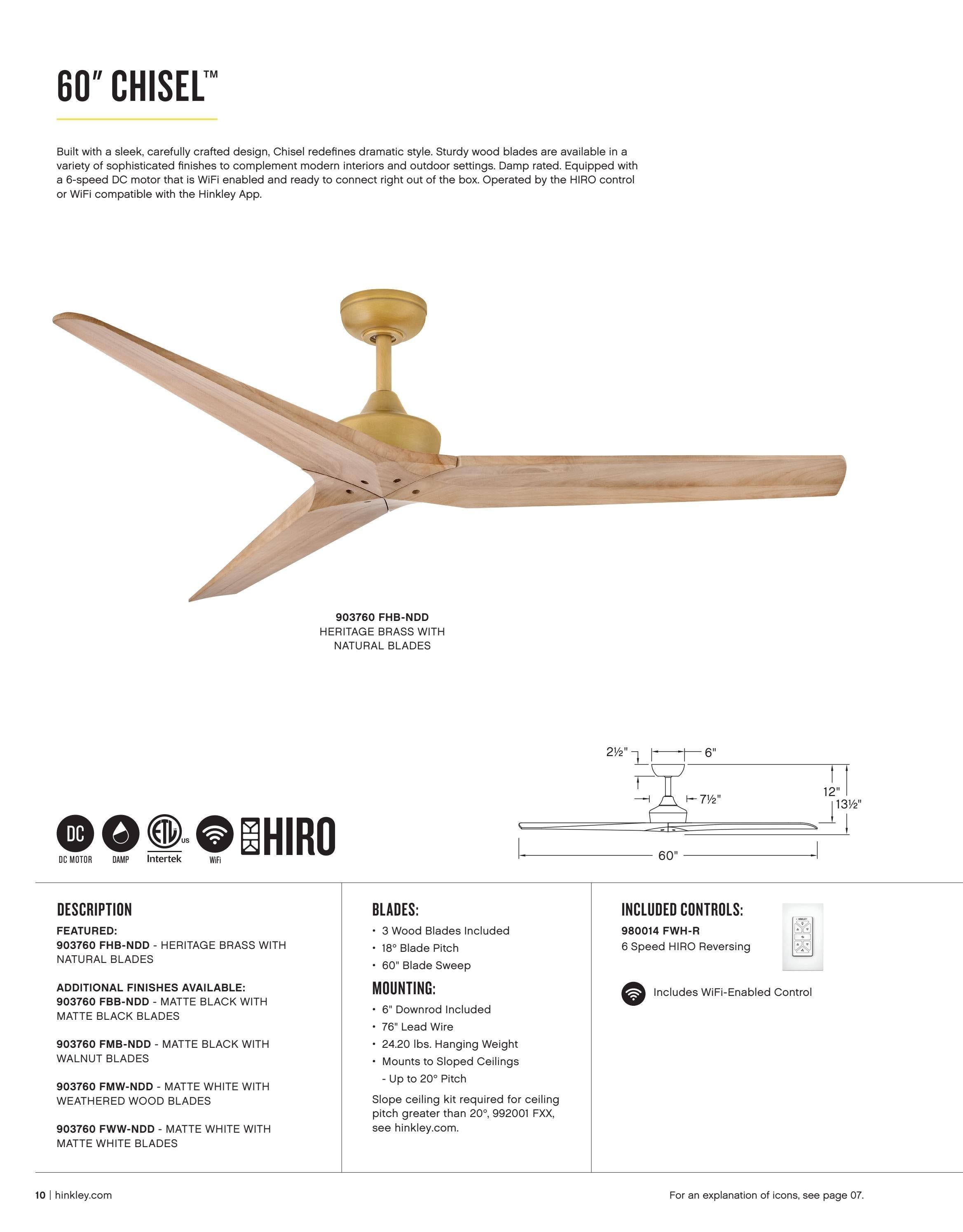 Hinkley Fan Catalog Weekly Ad January 1 - December 31, 2026