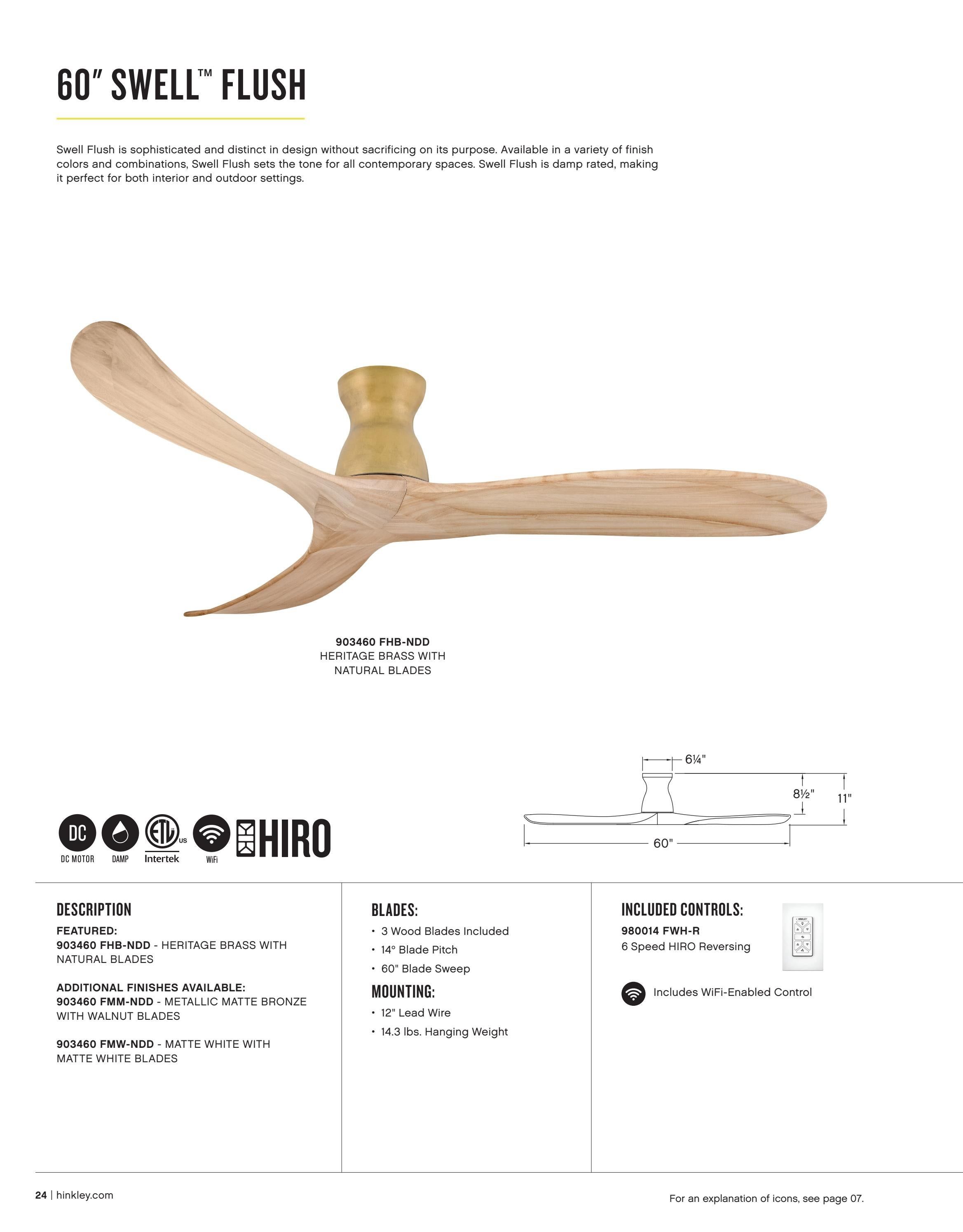 Hinkley Fan Catalog Weekly Ad January 1 - December 31, 2026