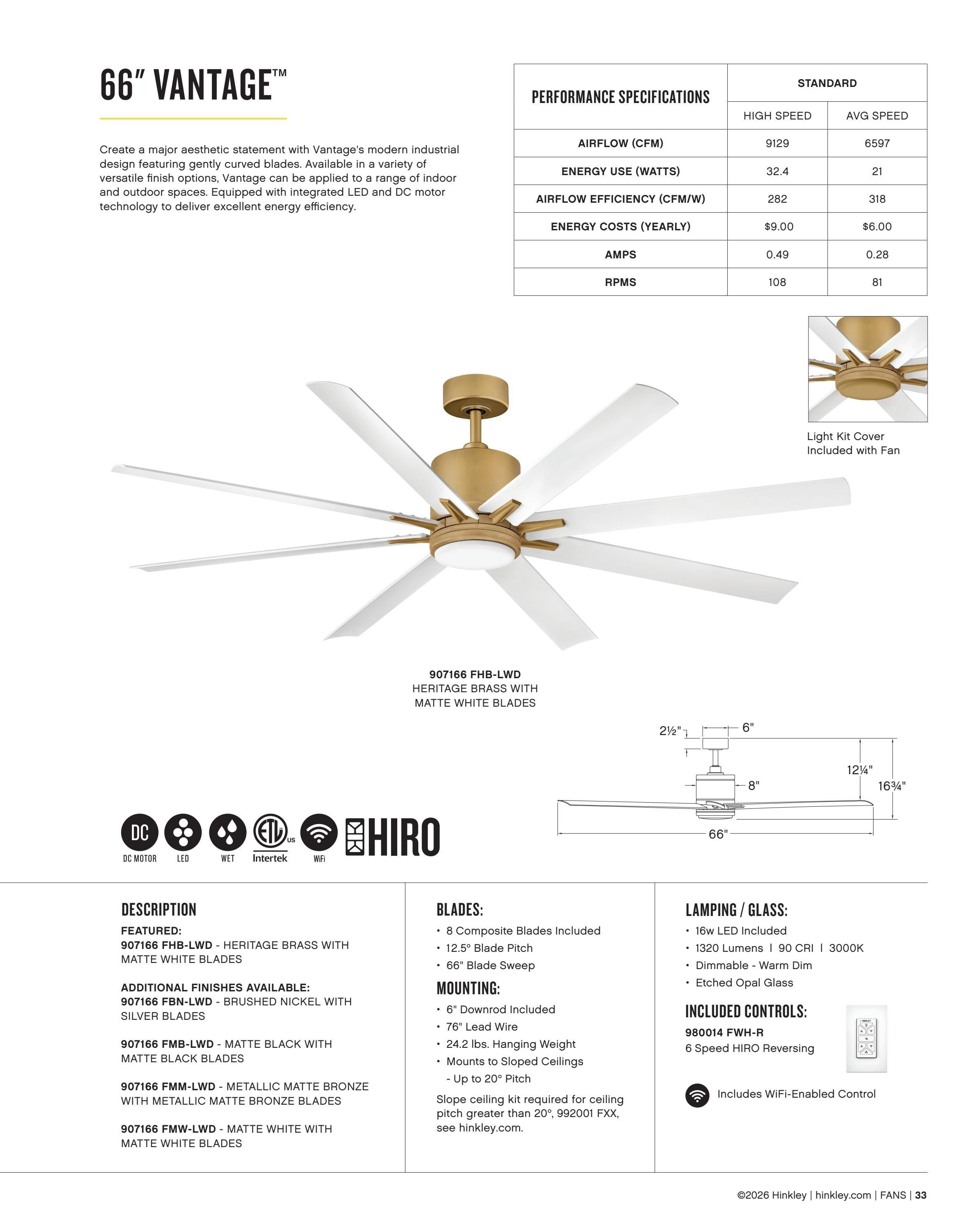 Hinkley Fan Catalog Weekly Ad January 1 - December 31, 2026