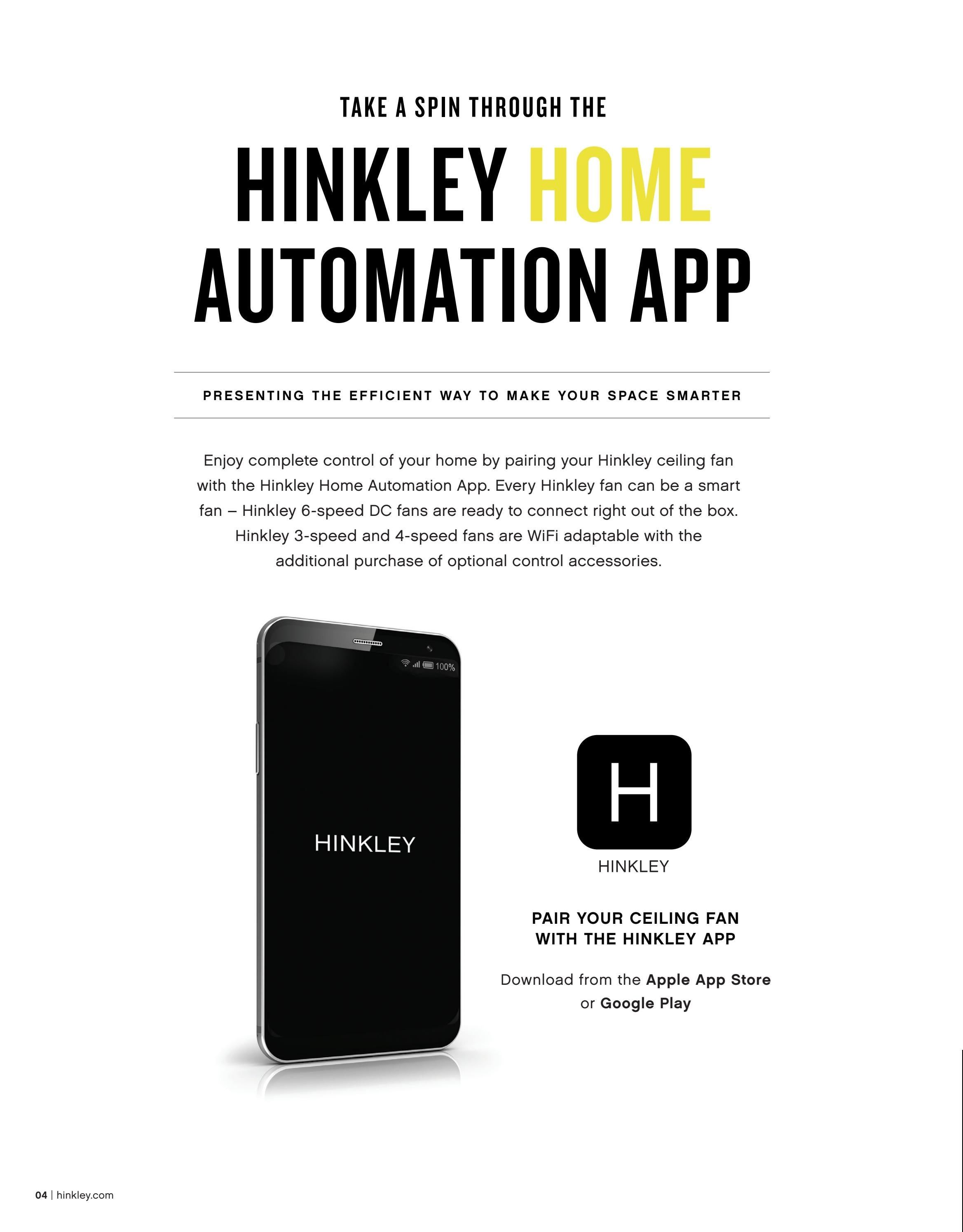 Hinkley Fan Catalog Weekly Ad January 1 - December 31, 2026