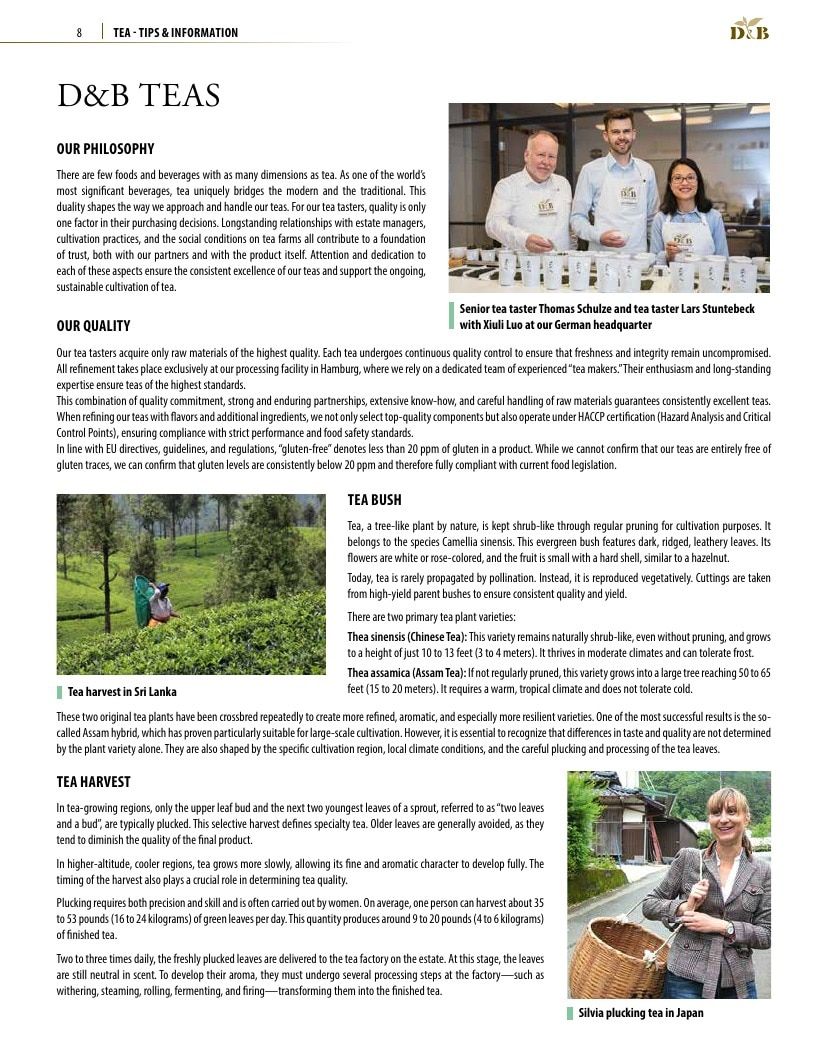 Dethlefsen & Balk Tea Introduction Catalog Weekly Ad January 1, 2026 - December 31, 2027