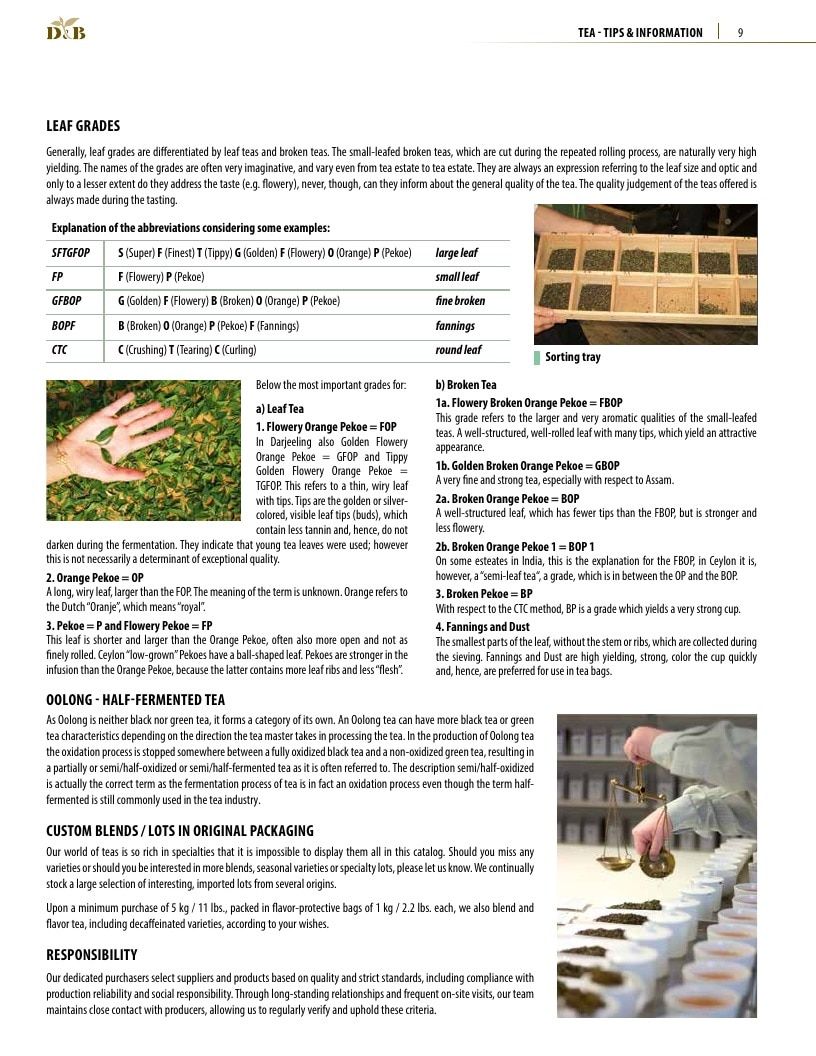 Dethlefsen & Balk Tea Introduction Catalog Weekly Ad January 1, 2026 - December 31, 2027