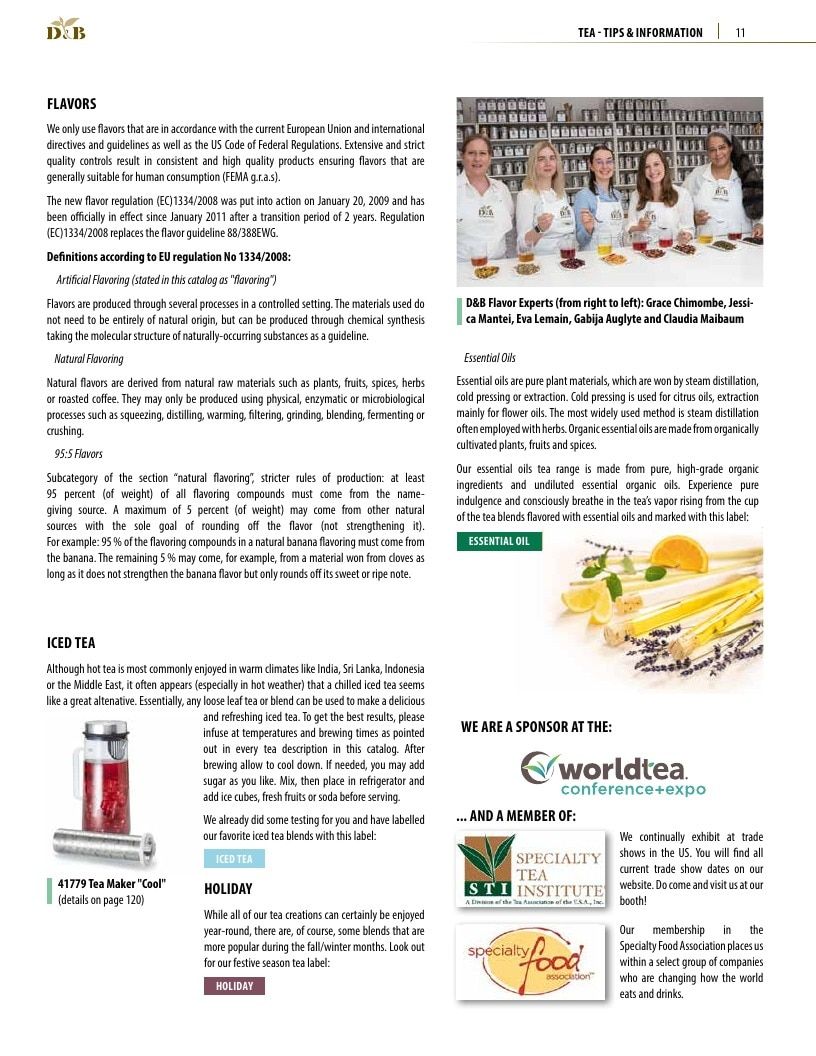 Dethlefsen & Balk Tea Introduction Catalog Weekly Ad January 1, 2026 - December 31, 2027