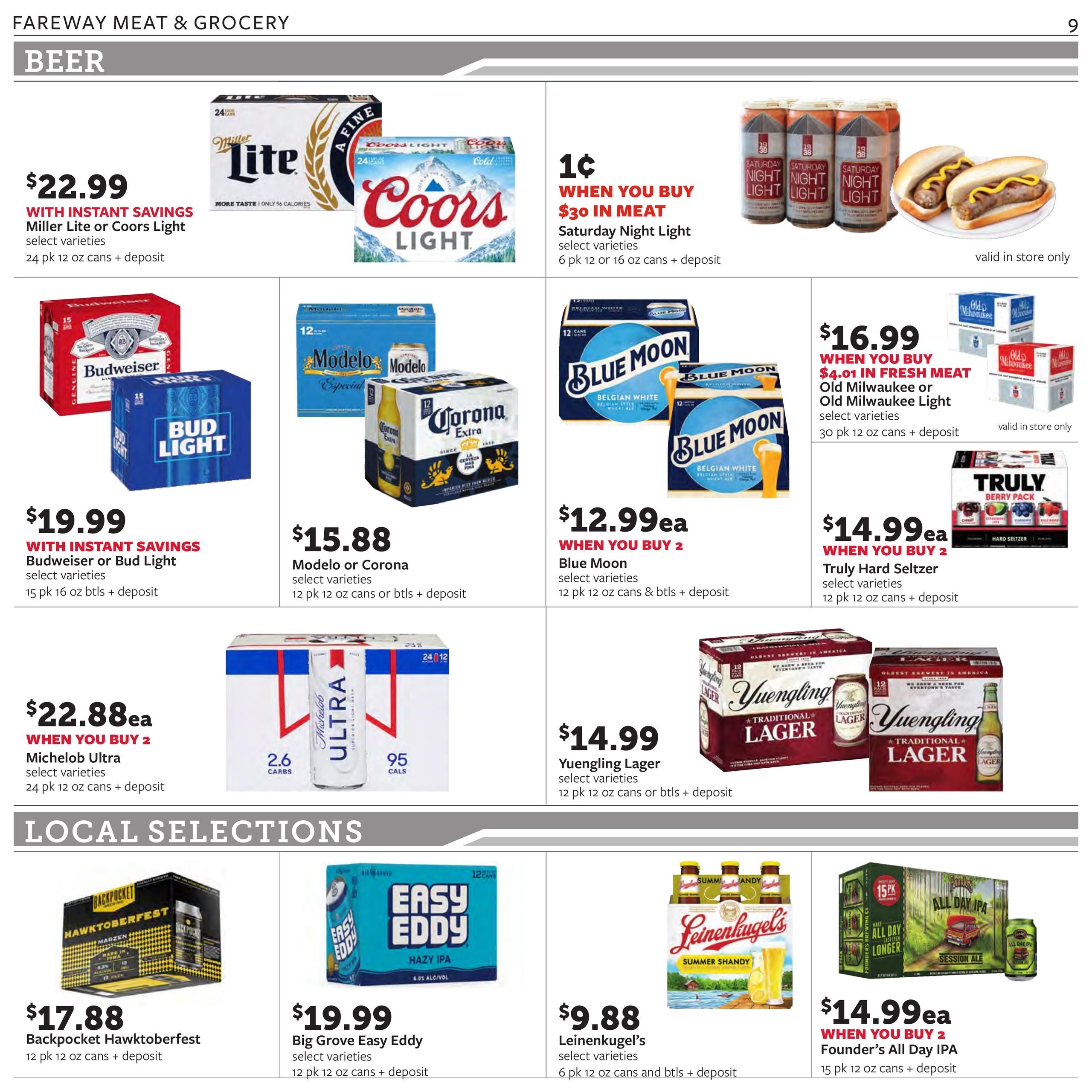 Fareway (Cedar Rapids Area, IA) Weekly Ad August 31 - September 5, 2026