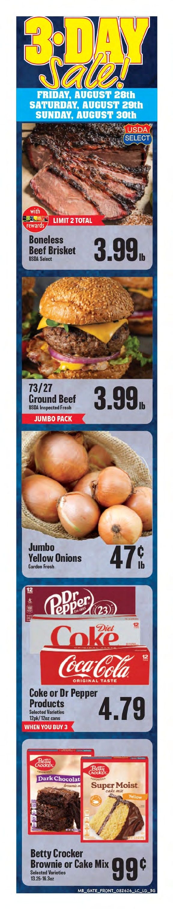 Market Basket (Many, LA) Weekly Ad August 26 - September 1, 2026