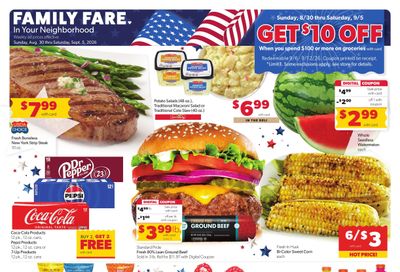 Family Fare (Council Bluffs Area, IA) Weekly Ad August 30 - September 5, 2026
