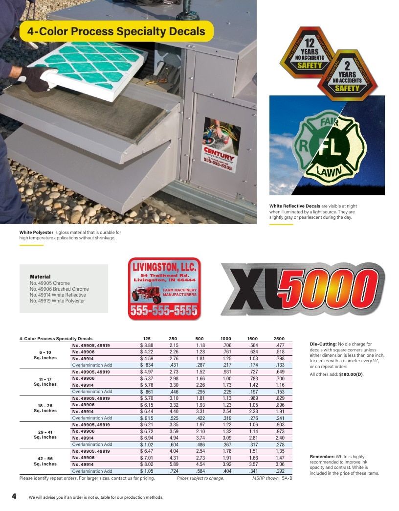 Stouse Industrial Labeling Catalog Weekly Ad January 1 - December 31, 2026