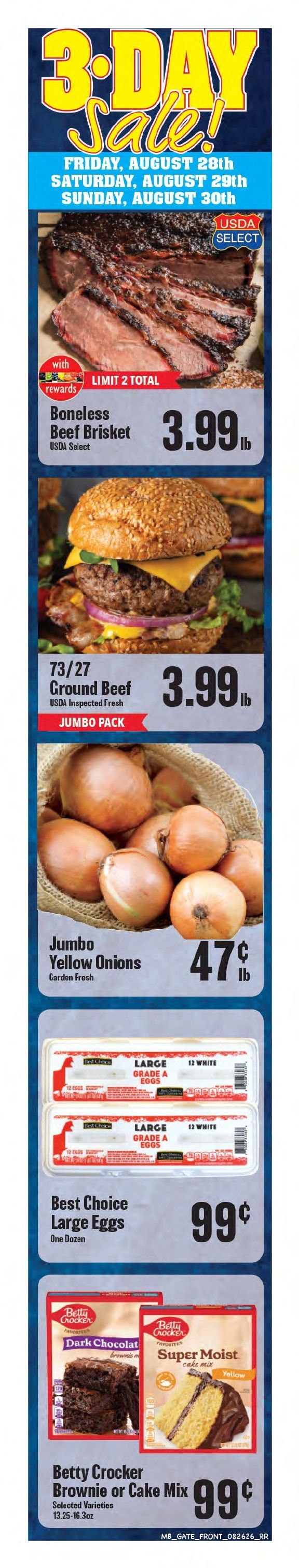 Market Basket (Texas) Weekly Ad August 26 - September 1, 2026