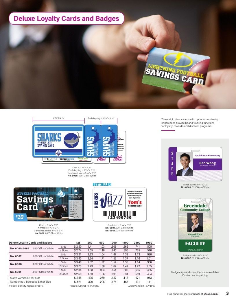Stouse School Products Catalog Weekly Ad January 1 - December 31, 2026