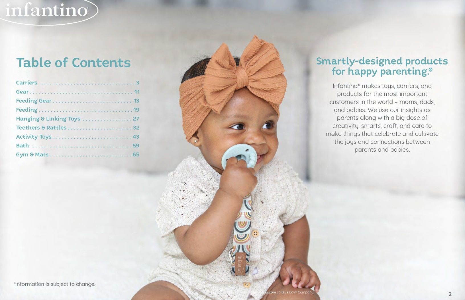 Infantino Baby Products Catalog Weekly Ad January 1 - December 31, 2026