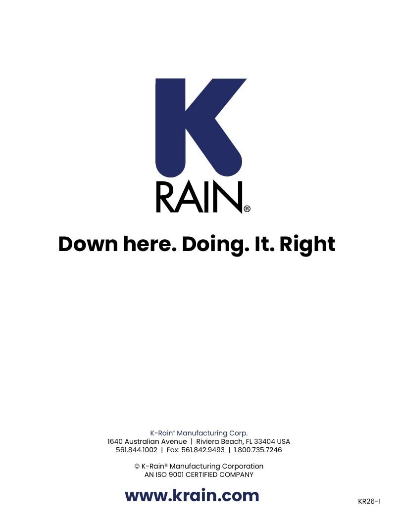 K-Rain Irrigation Products Catalog Weekly Ad January 1 - December 31, 2026