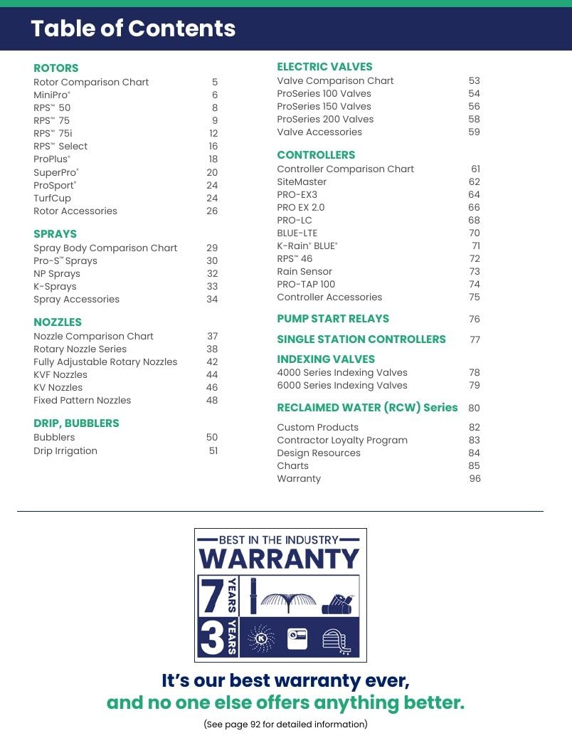 K-Rain Irrigation Products Catalog Weekly Ad January 1 - December 31, 2026