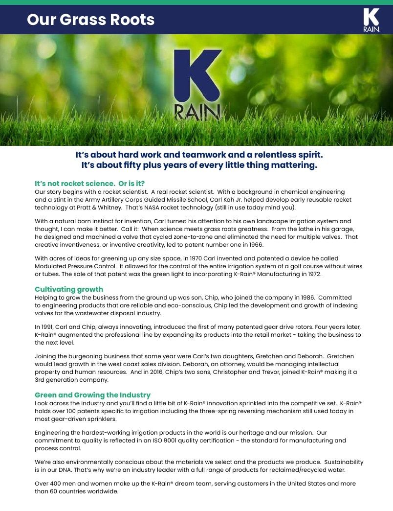 K-Rain Irrigation Products Catalog Weekly Ad January 1 - December 31, 2026