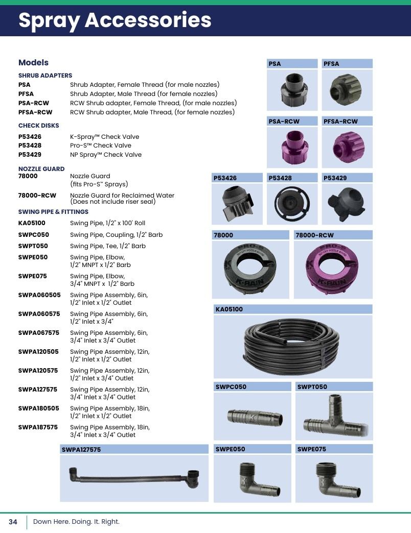 K-Rain Irrigation Products Catalog Weekly Ad January 1 - December 31, 2026