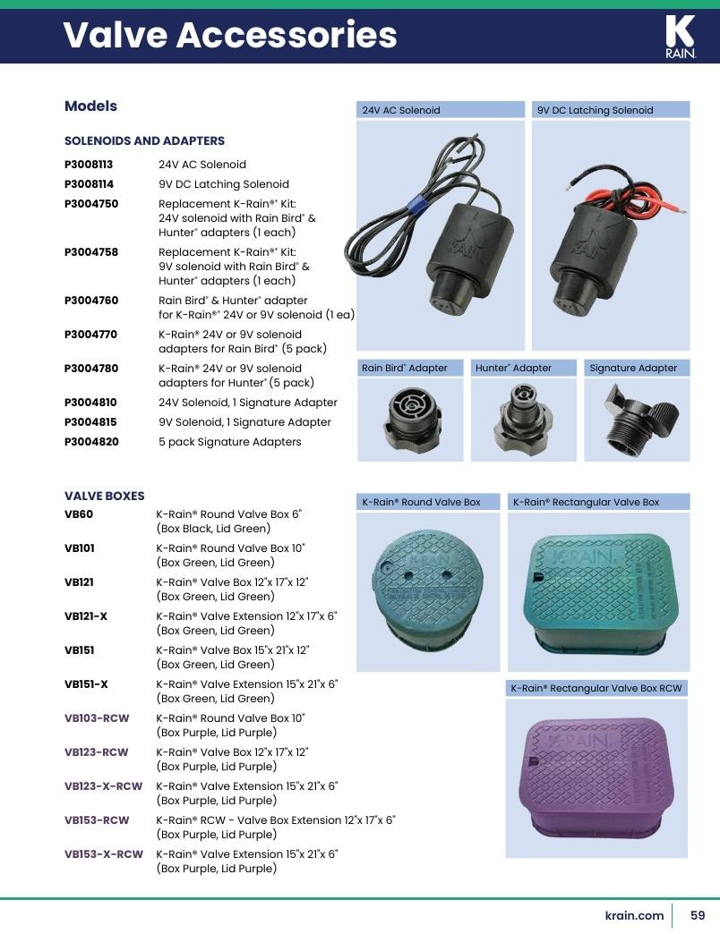 K-Rain Irrigation Products Catalog Weekly Ad January 1 - December 31, 2026