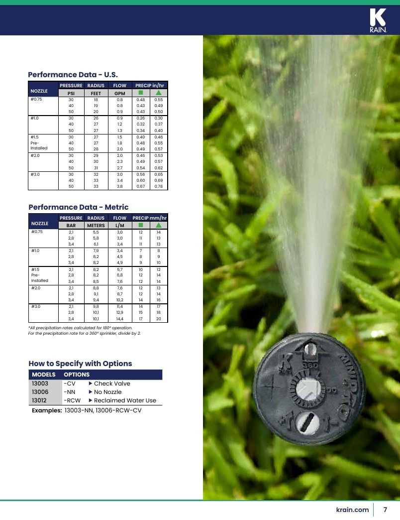 K-Rain Irrigation Products Catalog Weekly Ad January 1 - December 31, 2026