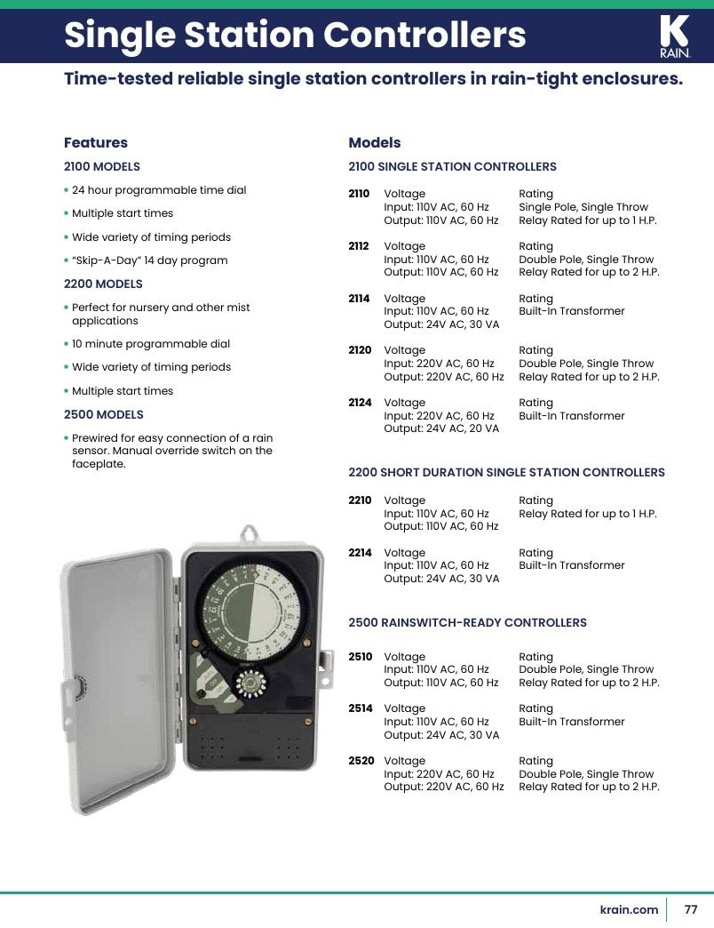 K-Rain Irrigation Products Catalog Weekly Ad January 1 - December 31, 2026