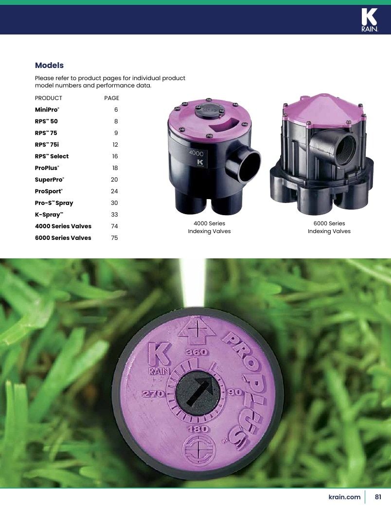 K-Rain Irrigation Products Catalog Weekly Ad January 1 - December 31, 2026